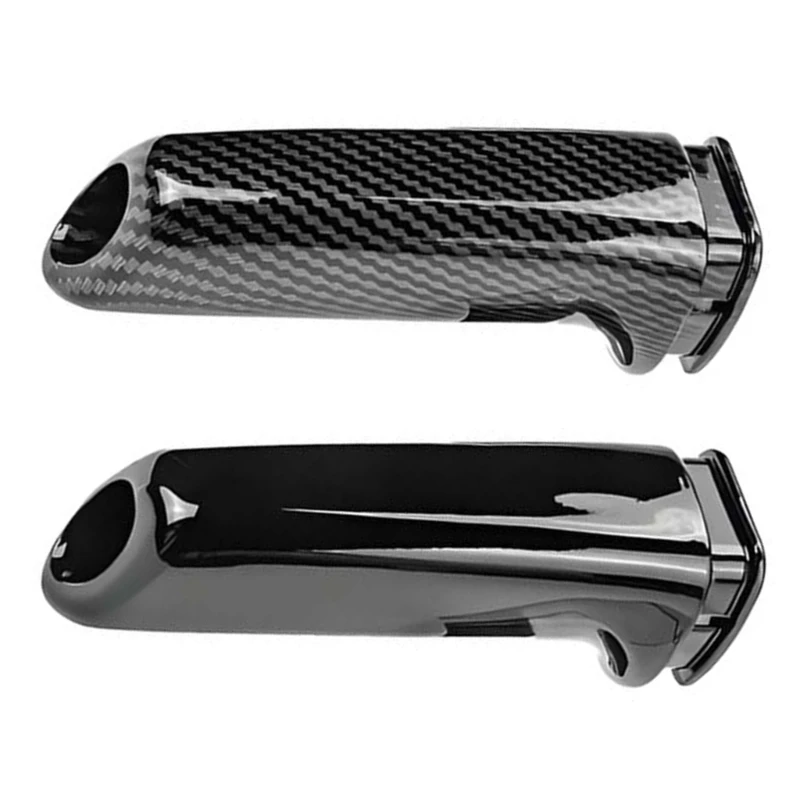 Car Interior Parking Brake Cover ABS Slip-On Handle Trim for Updating a Worn Handbrake Grip in Daily Driving, Single Cover