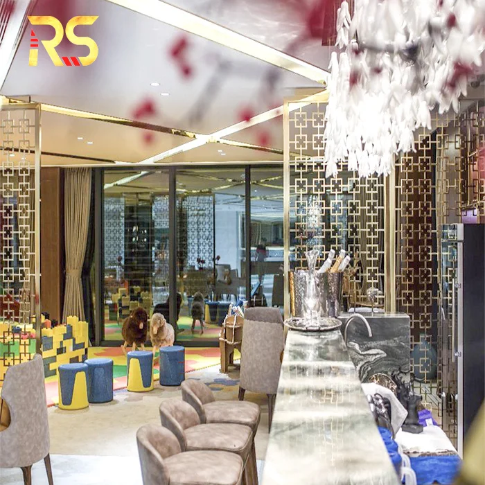 Laser Cut Metal Room Divider Screens Decorative Modern Partitions for Living Room & Home Luxury Hanging Panels for Lobby