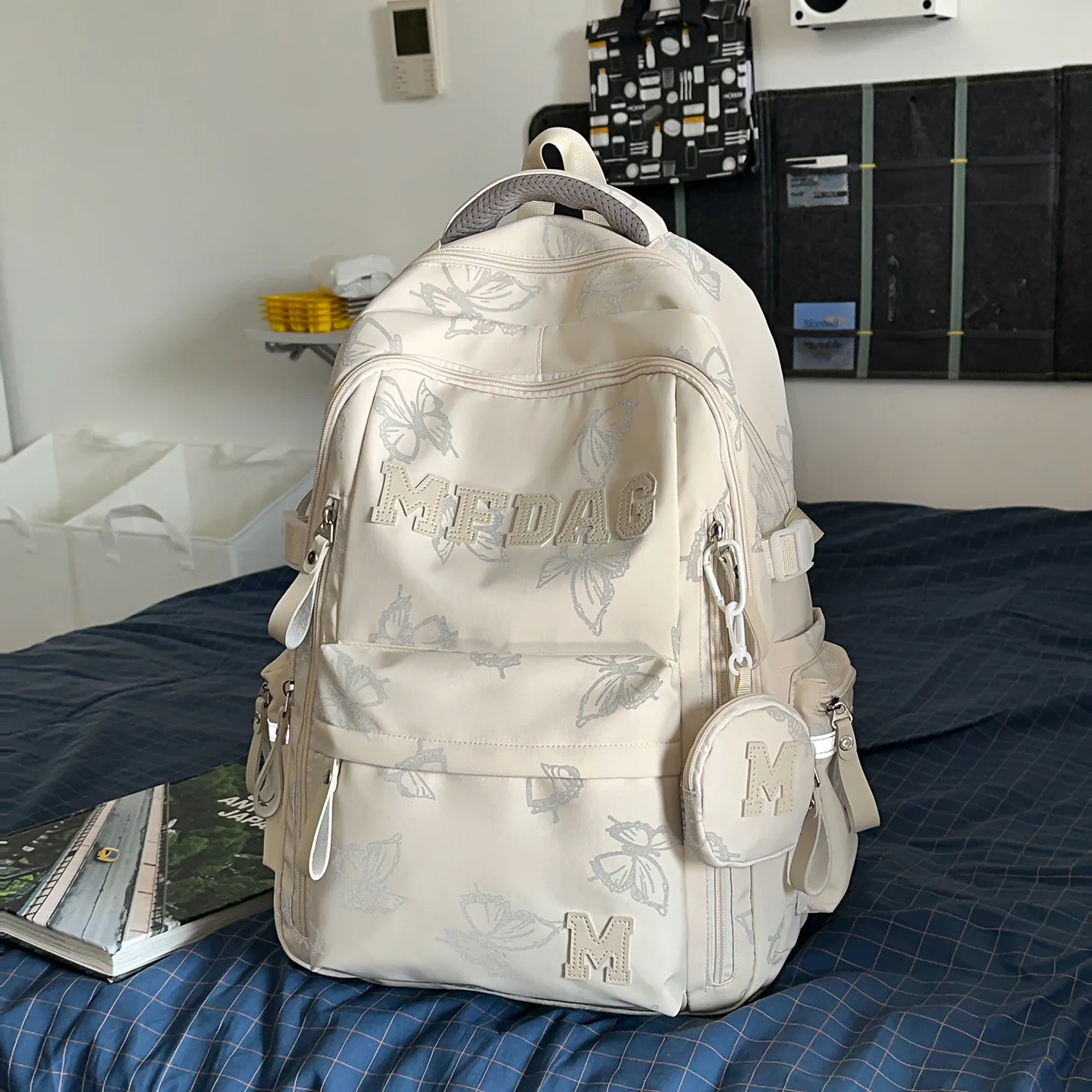 Teen Girls School Bag Lightweight School Backpack Travel Casual Daypack Fashion Rucksack Book Bag Middle High School Students