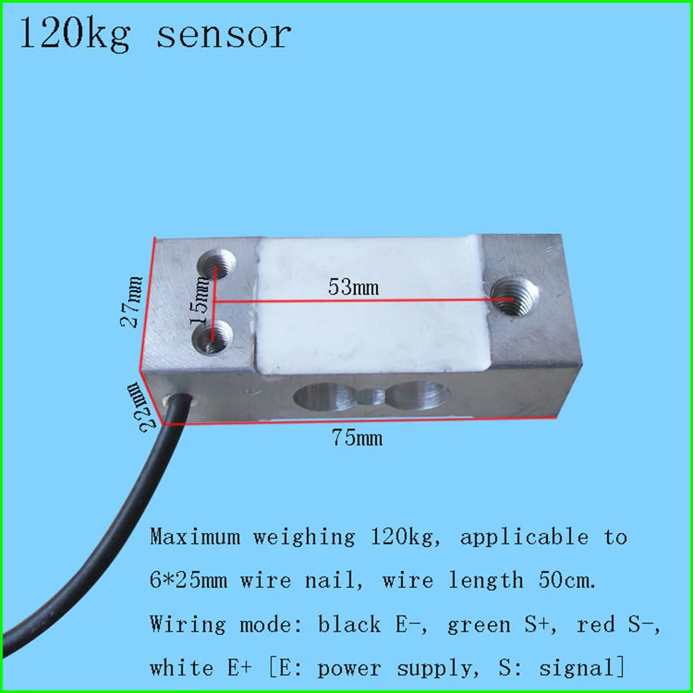 Wide Measurement Platform Scale Pressure Load Cell Scale Sensor Electronic Weight Weighing Sensor 120kg