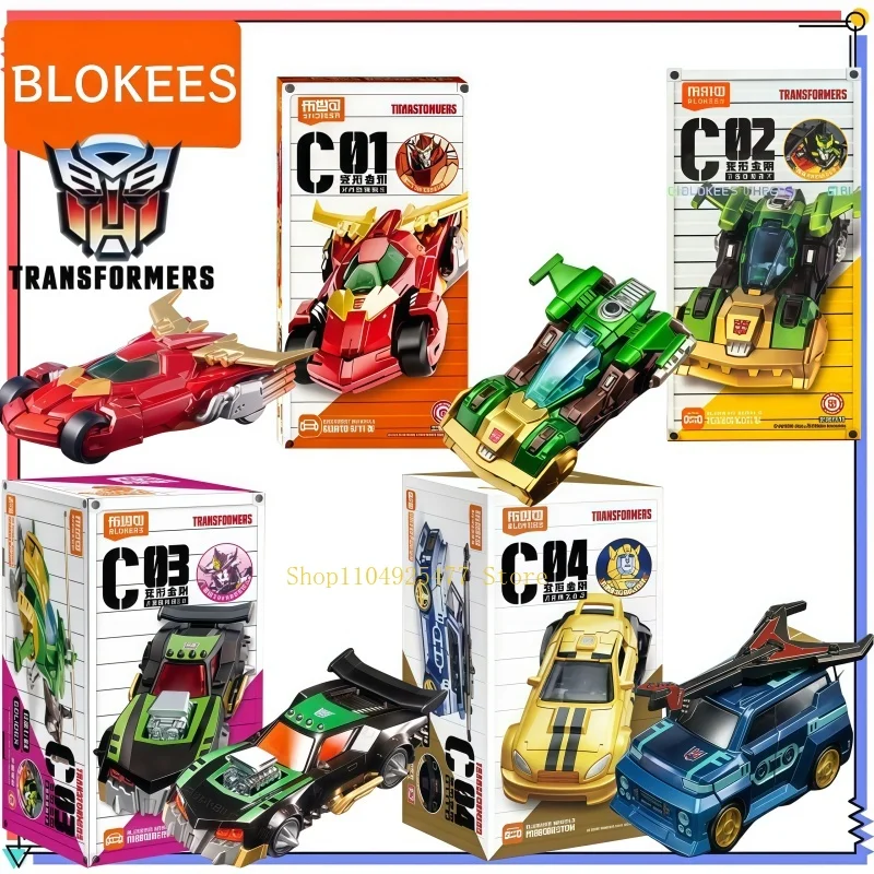 BLOKEES Building Blocks Transformers Car C01C02C03C04 Optimus Prime Truck Head Rodimus Prime Megatron Action Anime Figure Toys