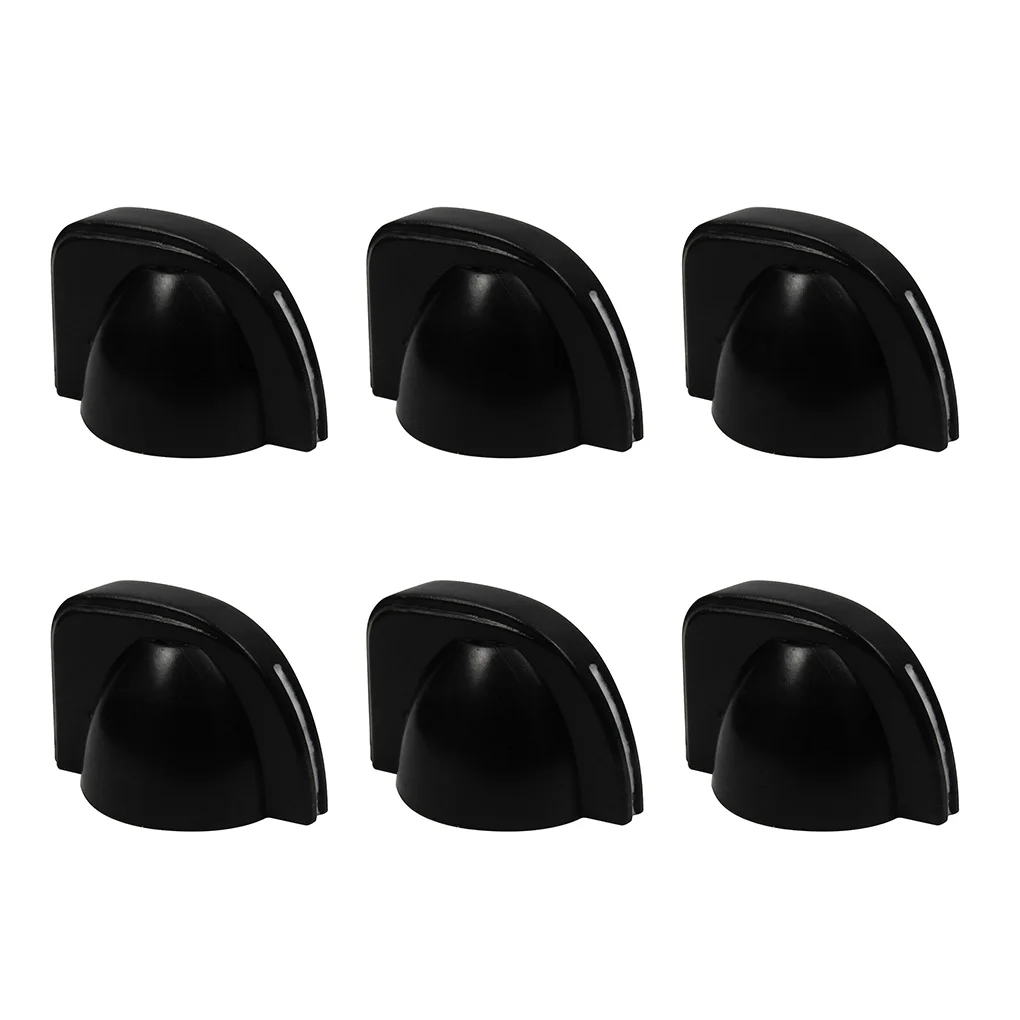 FLEOR 6PCS Plastic Guitar Amp Knobs Mini Chicken Head Effect Pedal Knobs,3 Colors Choose