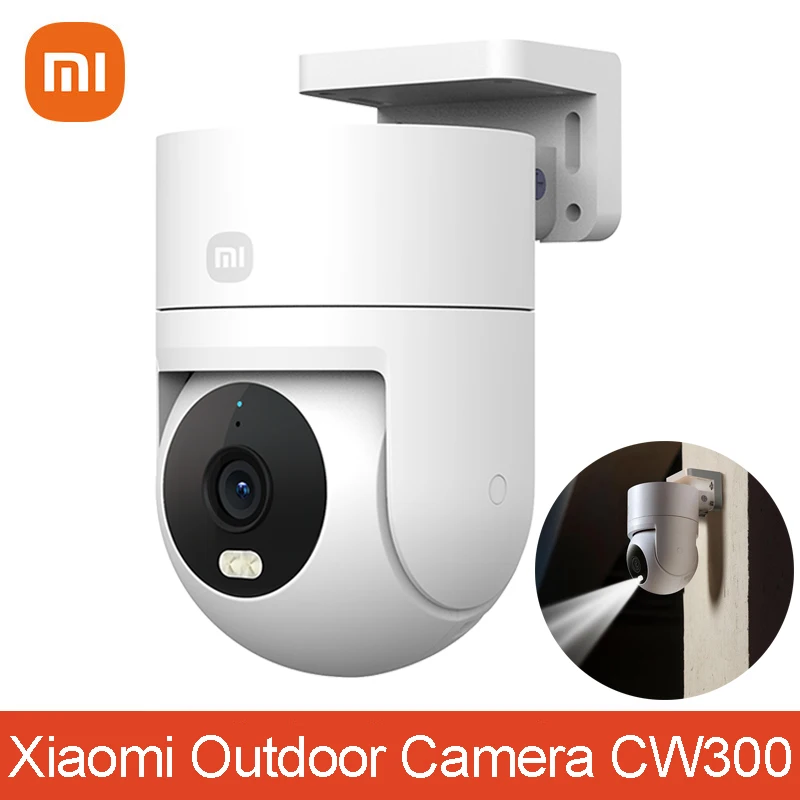 

Xiaomi Outdoor Camera CW300 2.5K 4 Megapixel IP66 Waterproof Full-Color Night Vision Double-talk Al Human Detection Security Cam