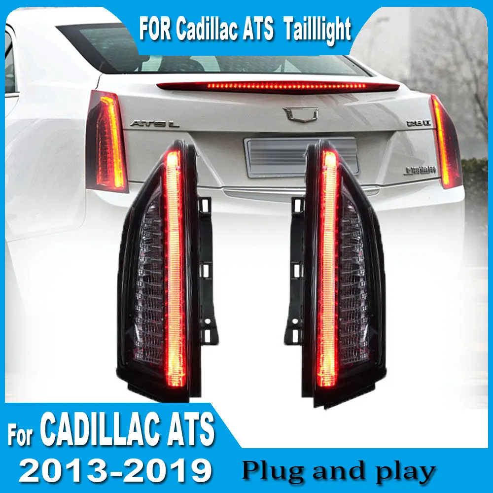 Car LED Taillight For Cadillac ATS 2013 2014 2015 2016 2017 2018 ATSL Modified  Led Tail lamp Rear Stop Lamp Auto Parts Assembly