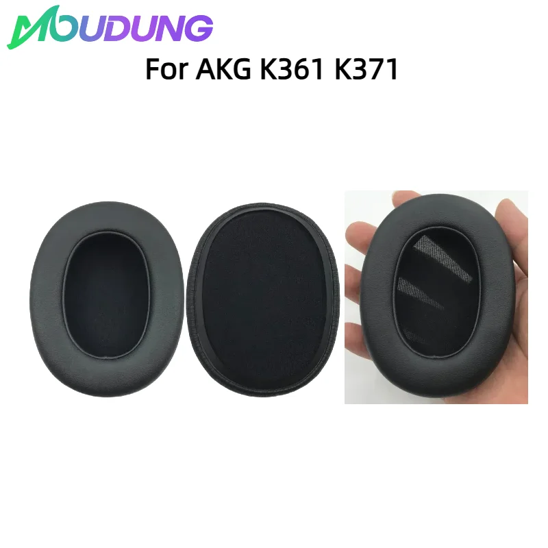

2pcs/pairs Leather Headphone Foam For AKG K361 K371 Headset Ear pads Cushion Replacement Covers Accoriess