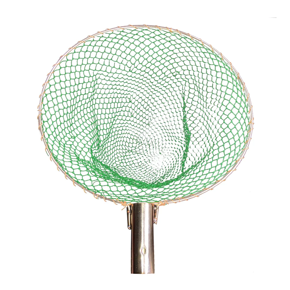 

1pc 25CM Diameter Stainless Steel Fishing Net Head Durable Landing Net Catch Net Fishing Landing Net Fishing Equipment