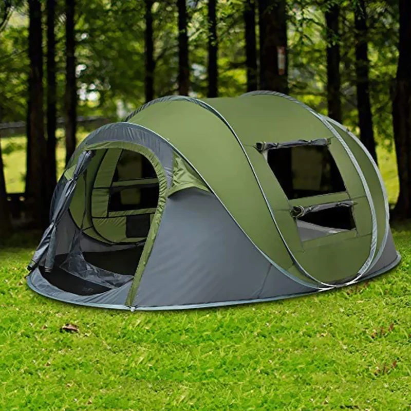 Turbo 4 Persons Waterproof Outdoor Family Traveling Camping Tent