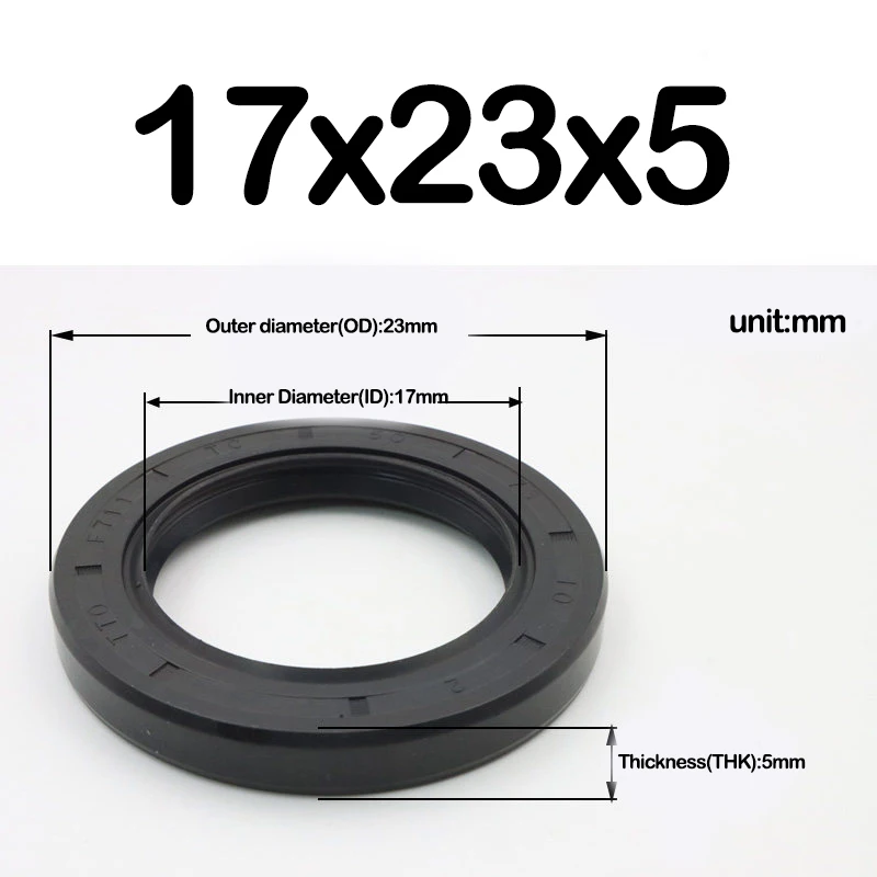 Skeleton Oil Seal,ID 17mm/18mm,NBR Framework Oil Seal,OD 21-32mm,Thickness 3-10mm,TC Nitrile Butadiene Rubber Sealing Ring