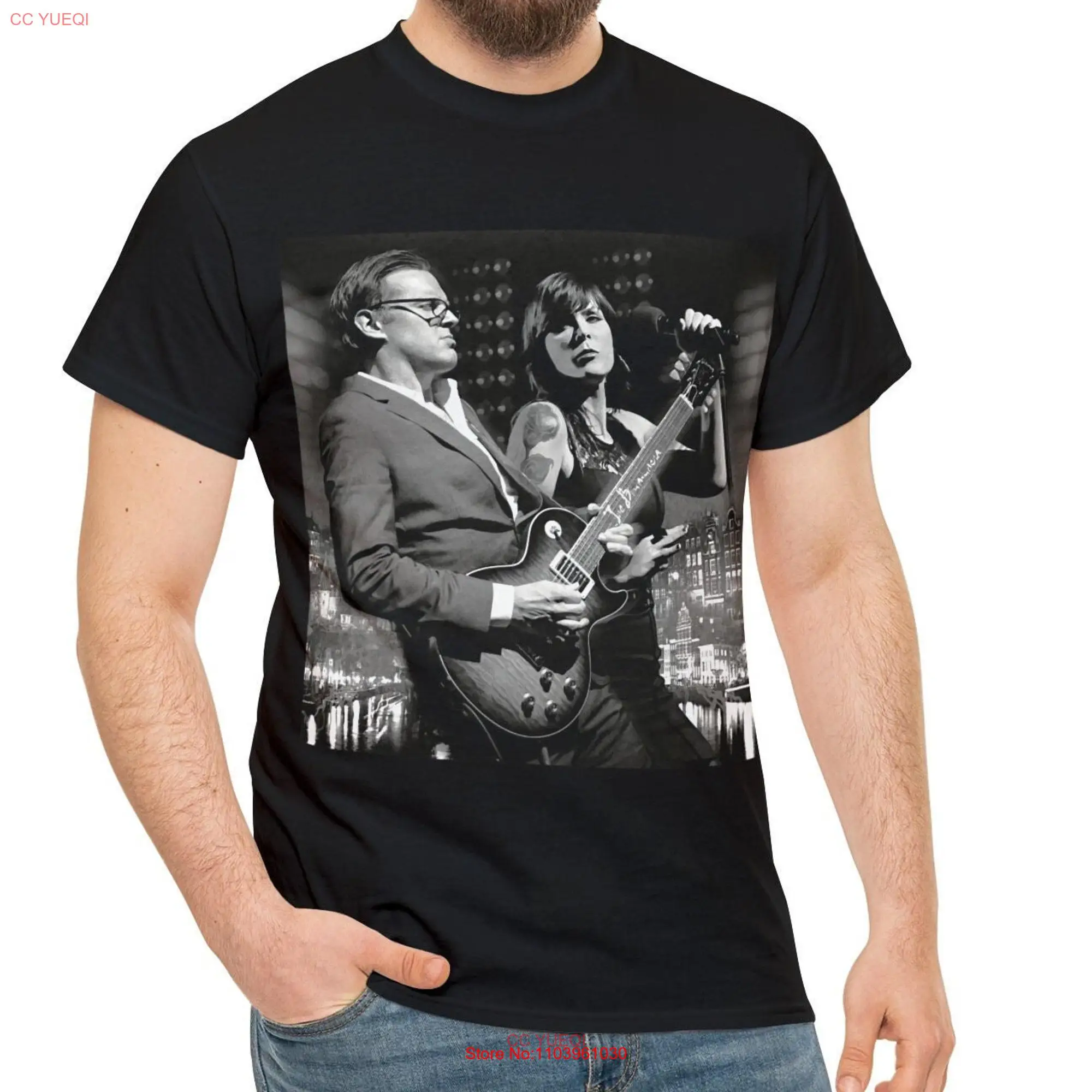 Beth Hart Joe Bonamassa Black T Shirt Heavy Cotton long or short sleeves