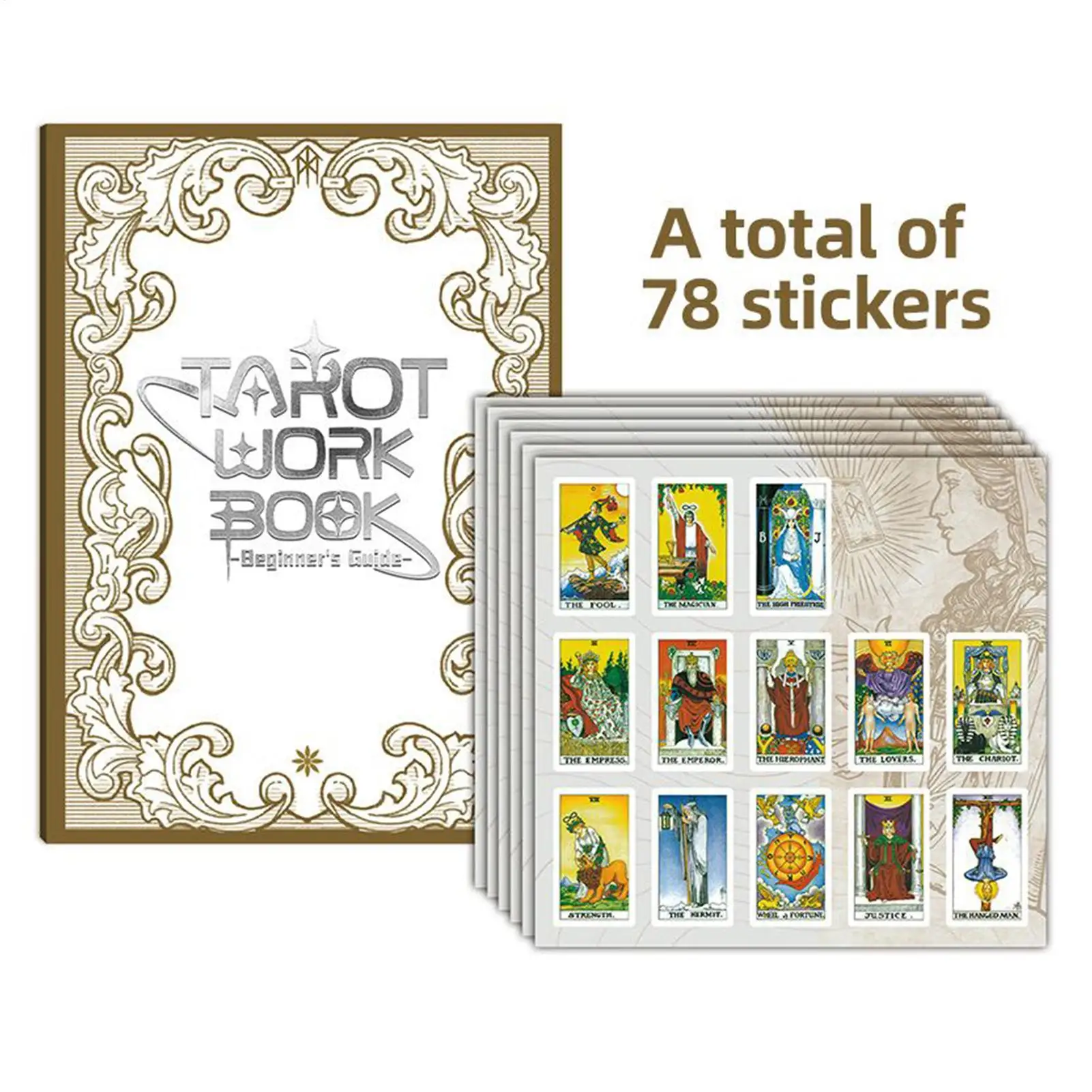 دفتر التارو مبطن دفتر يوميات التارو للمبتدئين خمر الساحرة المصنف لعلم التنجيم العرافة التوجيه التأمل