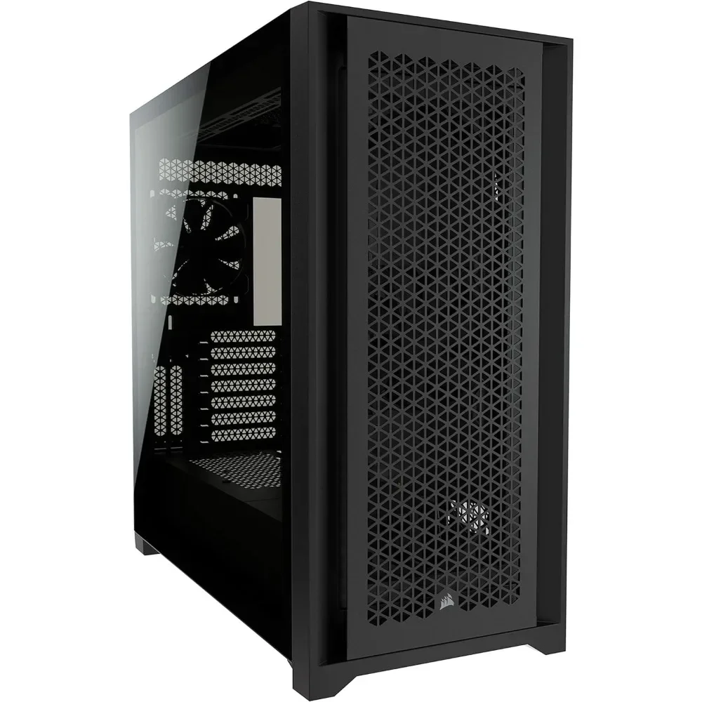 Mid-Tower vidro temperado Case para PC, 5000D Airflow, ATX