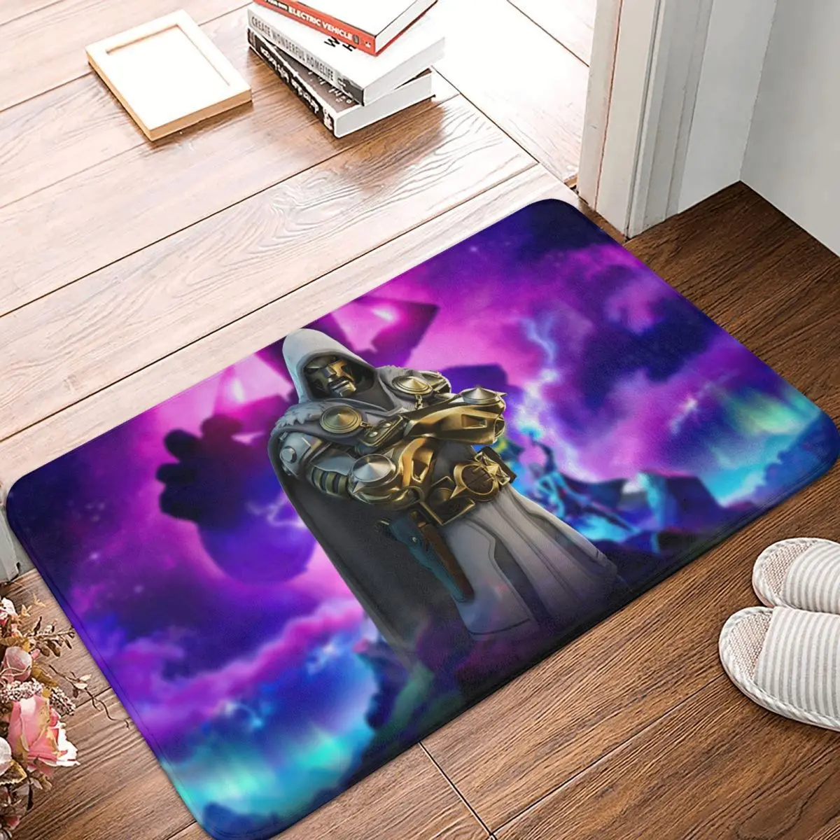 MARVEL Super Hero Bathroom Non-Slip Carpet Doctor Doom Living Room Mat Welcome Doormat Floor Decoration Rug