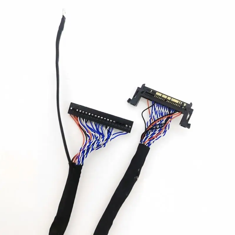 40P Dupont to 51P LVDS Display Cable 120Hz 12 Signal Left Power 550mm for Samsung Dual 10-bit for Lehua