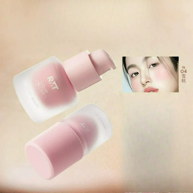 RMT Liquid Blusher Cream Expand Shrinki Color Natural Moisturizing Prone To Smudging Not Easy To Melt Pink Purple Cheek Makeup