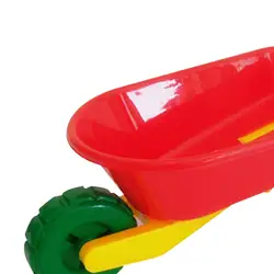 Children Sand Wheelbarrow Easy to Carry Sandpit Toys Beach Toy Digging Sand Cart Toy Garden Pushing Cart for Yard Kids Children