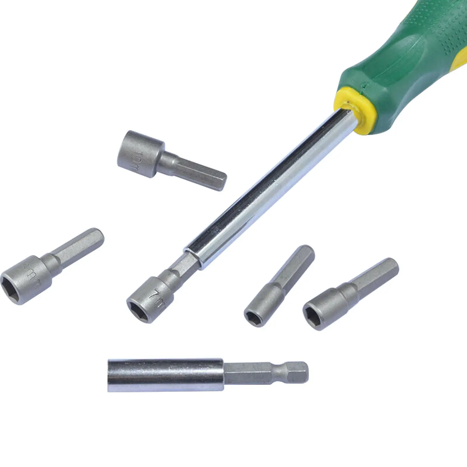 14 Stuks Hex Sockets Mouw Bits Adapter Boren Socket Moer Slagschroevendraaier Set 1/4 Inch Hex Shank Tool set auto Reparatie Tools