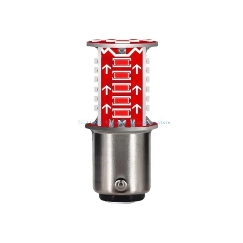 L5BC Bright Motorcycle Safety Brake Light Tail Lamp Universal Compatibility Shockproof PCB Construction Long Lasting