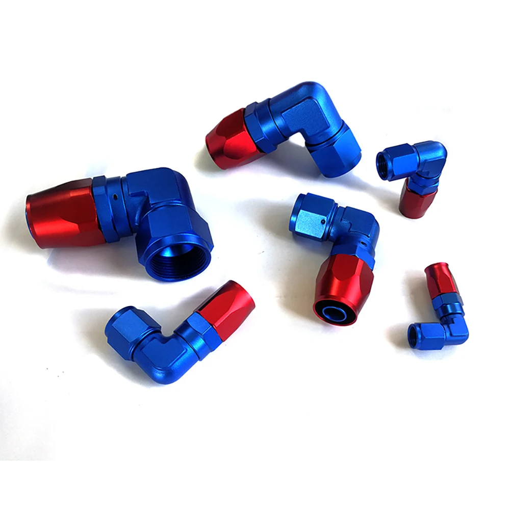 45 ° 90 ° car modification forging engine oil radiator oil cooling oil pipe aluminum alloy leak proof joint AN4~AN16