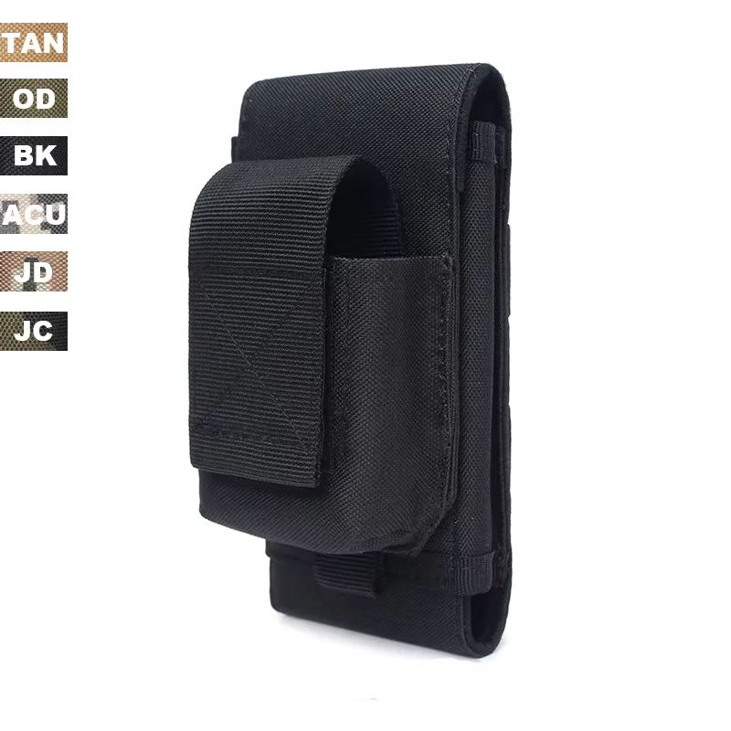 6.5in Smart Phone Pouch with Cigarette Bag for Outdoor Camping Hiking Tactical Molle EDC Bag