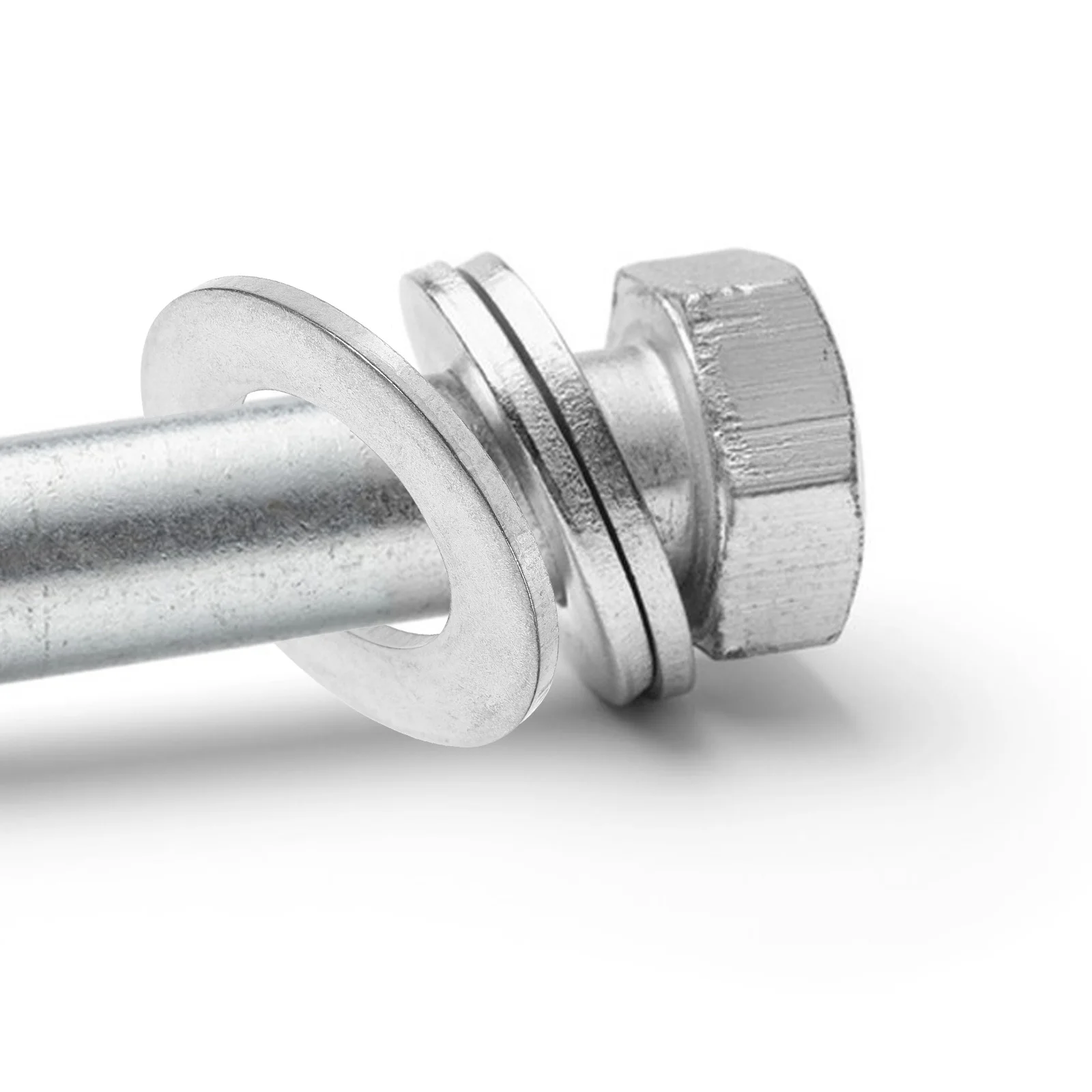 

5Pcs Solid Stainless Steel Washers High Strength Wear-Resistant Gasket Kit for General Repair Bolts Small Washer