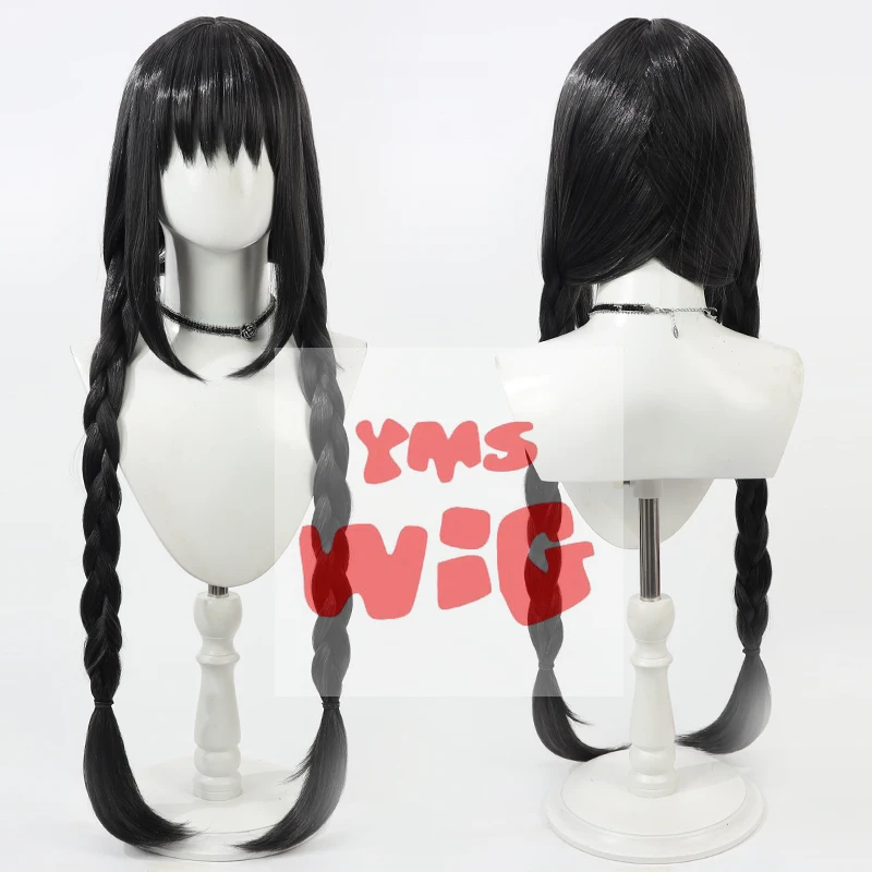 Anime Magical Girl Puella Magi Madoka Magica Akemi Homura Cosplay Wig Black Long Heat Resistant Synthetic Hair Halloween Party