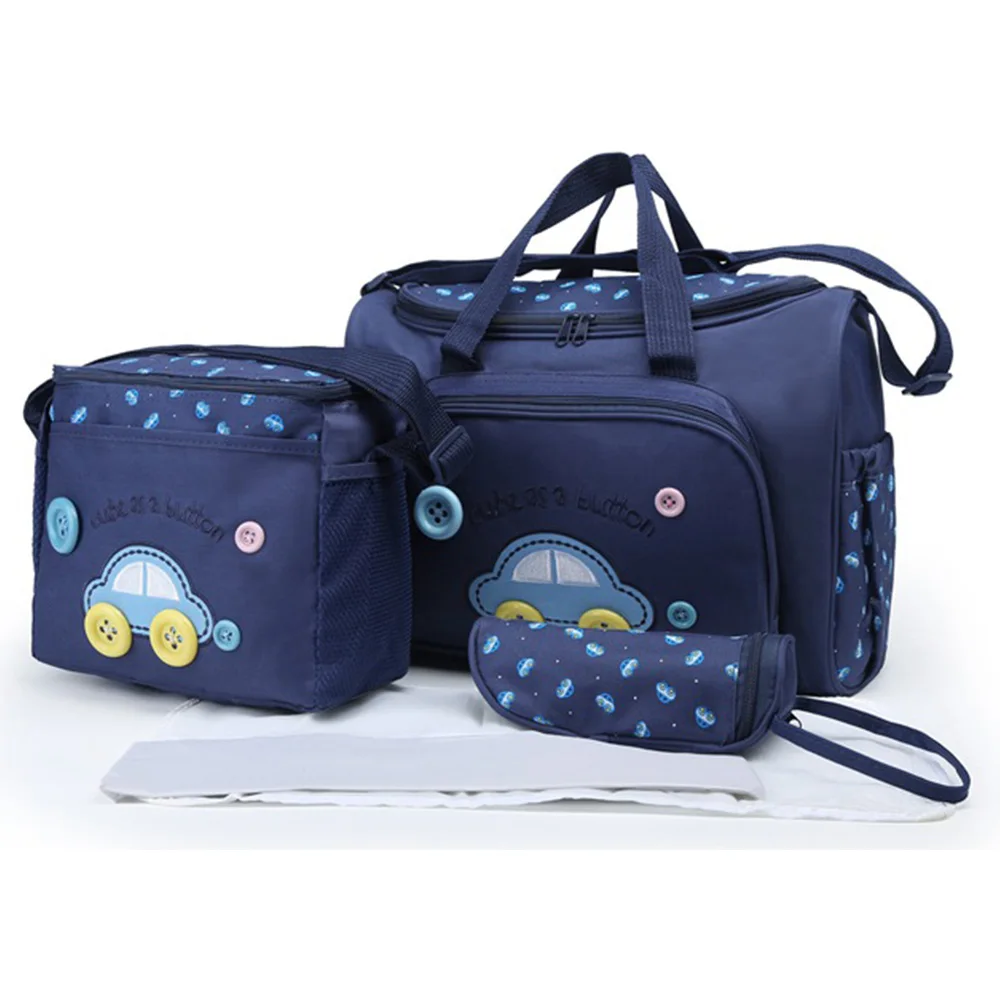 3PCS/SET Baby Nappy Bag Fashion Women Travel Handbag for Baby Nursing Mummy Maternity Bag 3 Colors