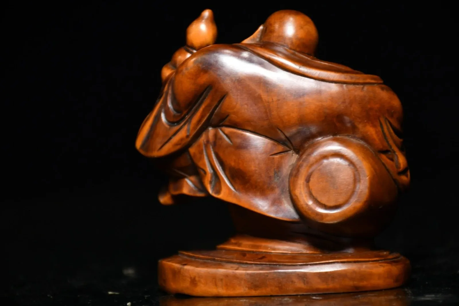 Chinese Wood Carving Medicine Buddha Statue Wooden Carved Oriental Bhaisajyaguru