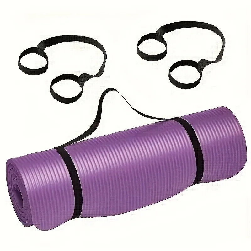 

1pc Yoga Mat Storage Belt with Elastic Band-Adjustable Yoga Mat Holder,Portable Yoga Mat Organizer with Carry Strap,Mat Storage