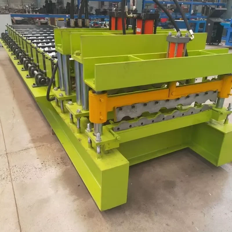 Custom Profile Roof Tile Roll Forming Machine Metal Roof Panel Rolling Machine