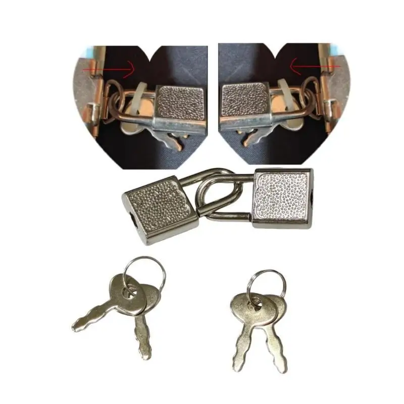 NEW Mini Metal Padlock With Matching Keys Multiple Colors Perfect For Jewelry Boxes Diaries Luggage And Small Bags