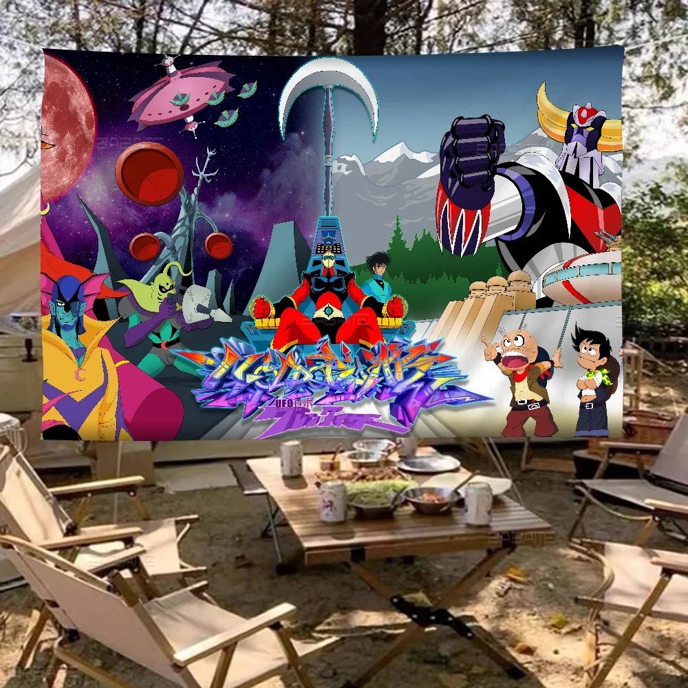 UFO ROBO GRENDIZER GOLDORAK Advanced Printing Commercial Advertising Flag Company Party Banner