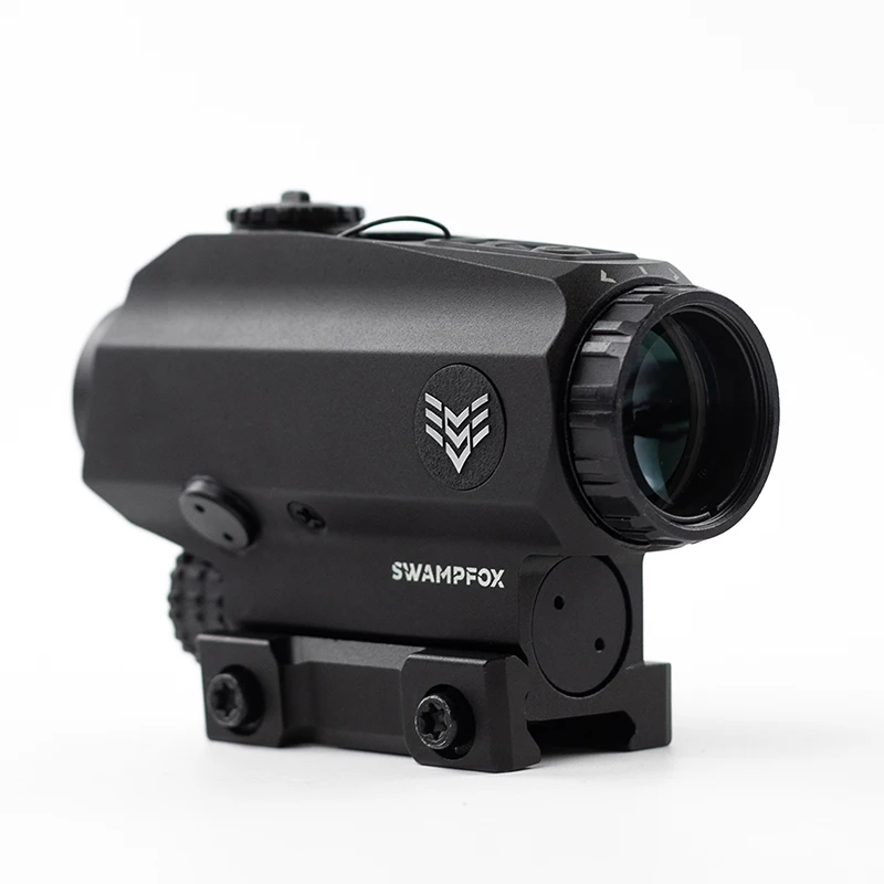 Original SWAMPFOX Blade Prism Scope 1X25 Bullet Rise Compensating Reticle Compensates for Optic Height Over Bore IR BRC Reticle