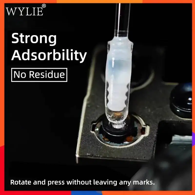 

WYLIE Чистящие палочки мгновенного доступа с рядной разработкой, полимерная клейкая формула без остатков на 360° ° Очистка экрана объектива камеры