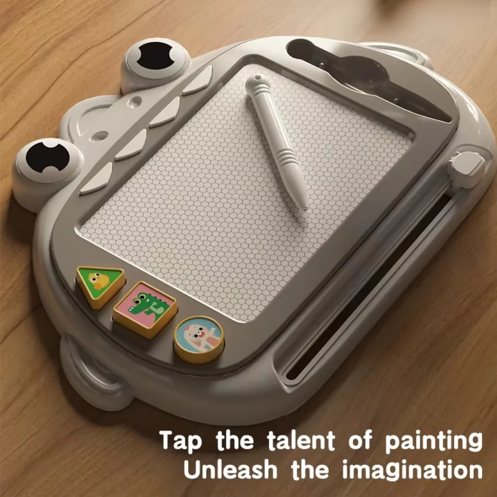 لوحة رسم مغناطيسية للأطفال، لوحة كتابة ملونة قابلة للمسح، لعبة للأطفال الصغار مع قلم واحد لهدايا عيد الميلاد