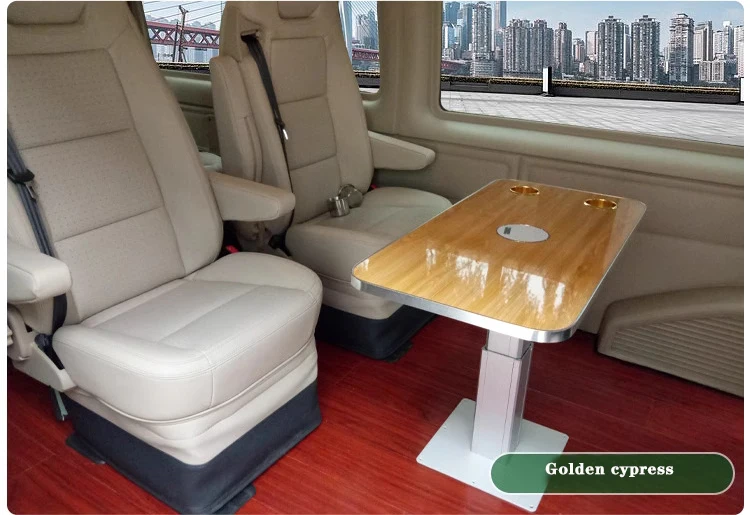 Multifunctional Dining Table Adjustable Height Coffee Lifting Feature Van Motorhomes Interior Accessory