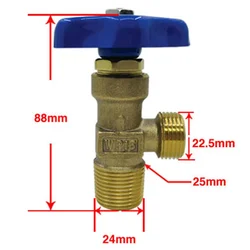 Argon Gas Cylinder Valve Accessories Assembly Copper & Alloy Explosion-Proof Regulator Small Teeth Large Teeth