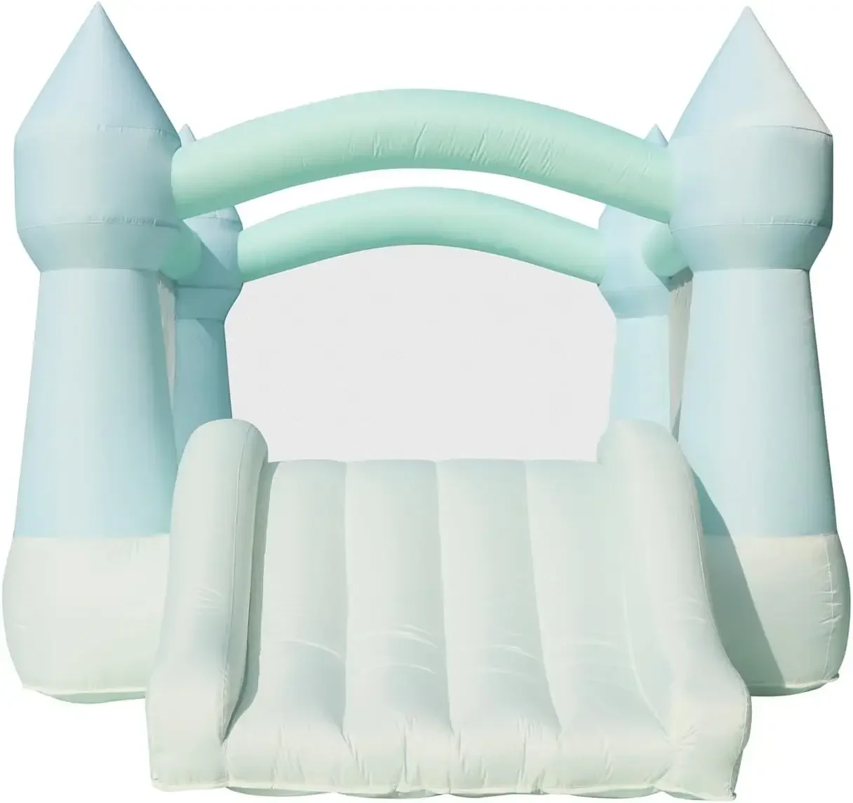 Bouncy Castle Daydreamer Mist Bounce House Pastel Bouncer with Slide 12 ft L x 9 ft W x 7 ft H UL Blower Included Trendy Bouncer