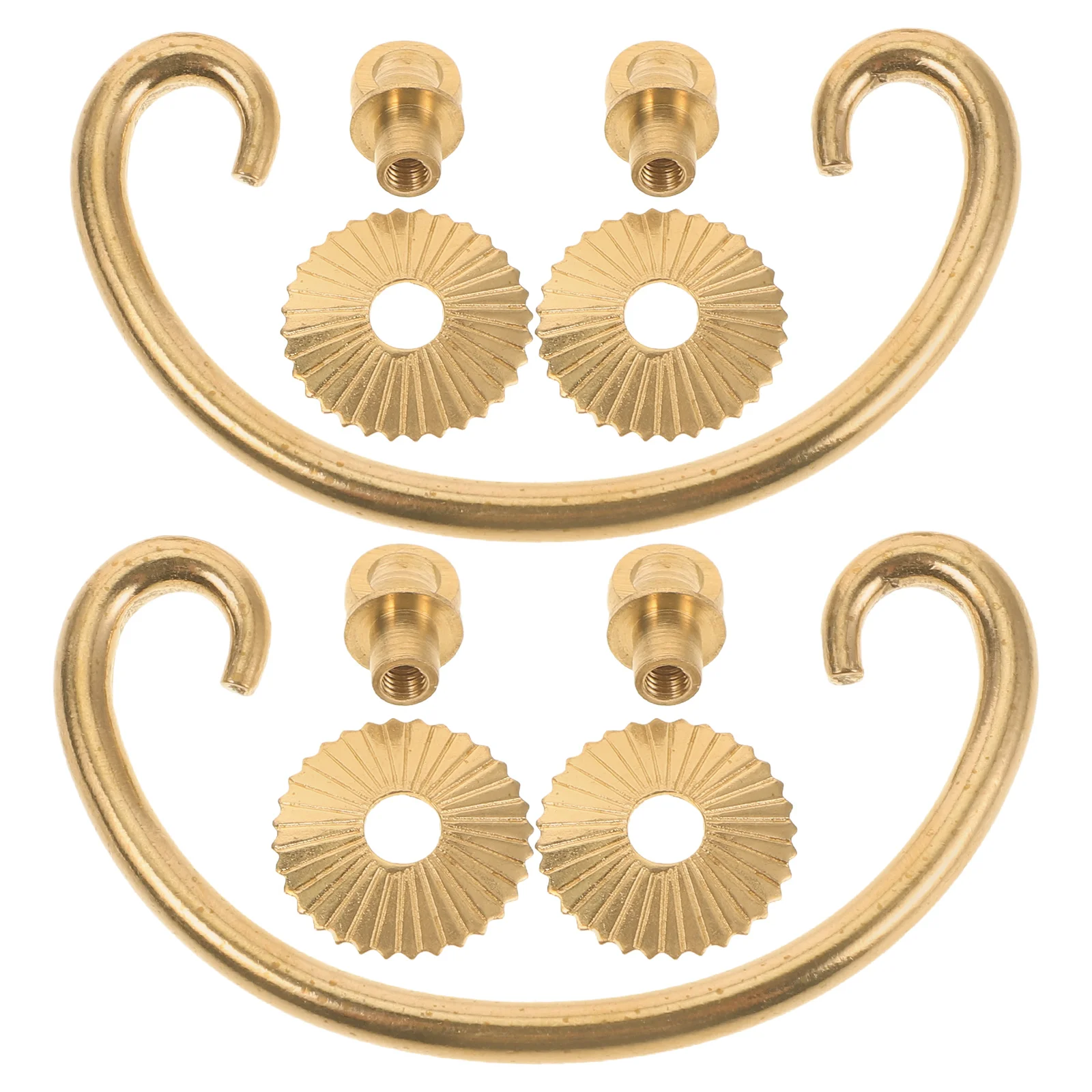 

2pcs Vintage Brass Drawer Pulls Gold Cabinet Handles Chinese Style For Kitchen Cabinets Drawers Furniture Hardware