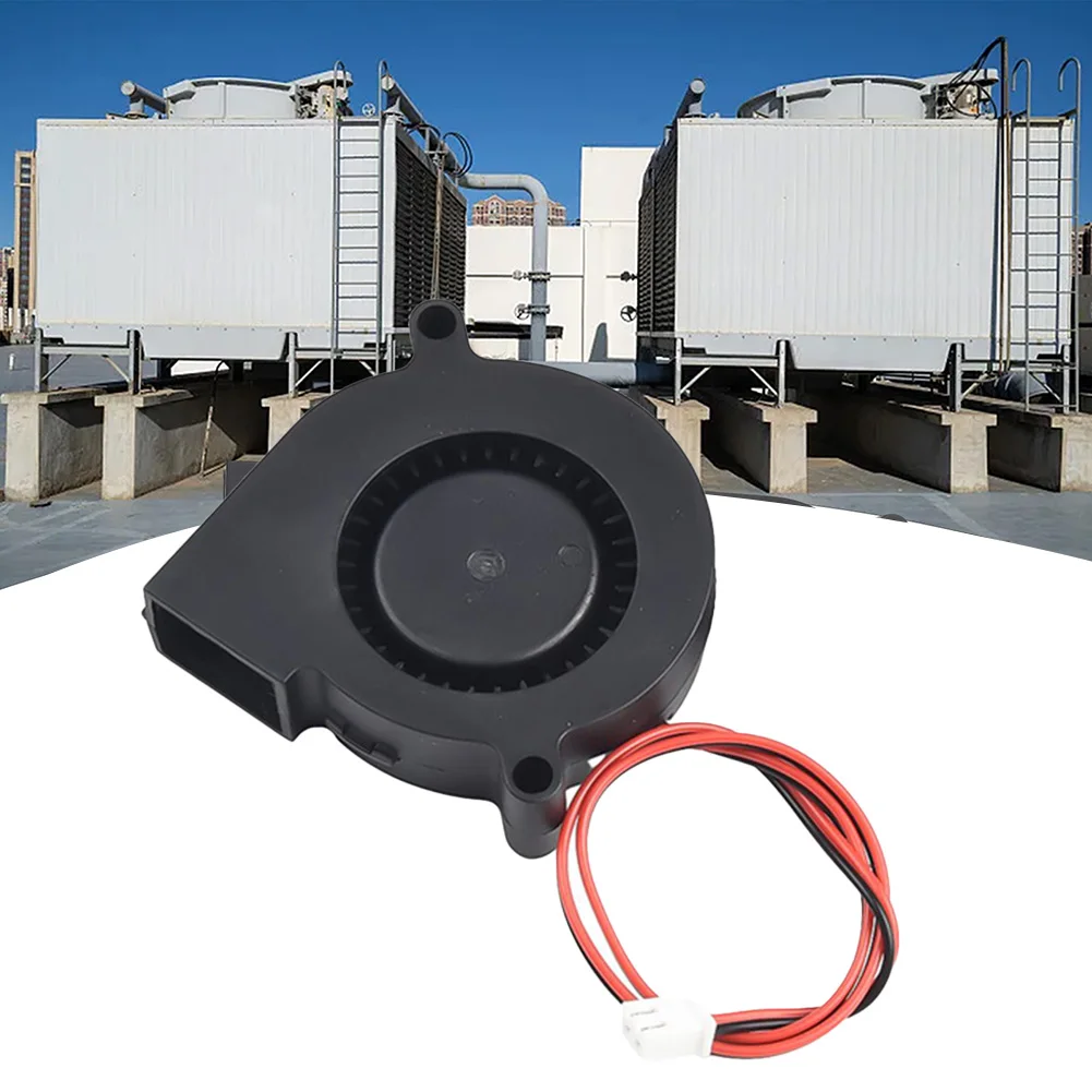 Ventola di raffreddamento per ventola di raffreddamento centrifuga fai-da-te Ventola con cuscinetto olio Velocità 6500r/min Albero cuscinetto olio in lega Sostituzione ventola fai-da-te