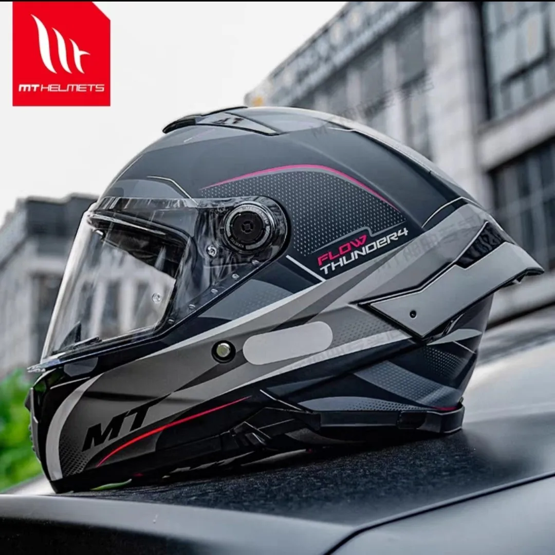 

MT Thunder 4 SV Motorcycle Helmet ECE DOT Certification Full Face Double Lens Off-road Helmet Racing Cascos Para Moto