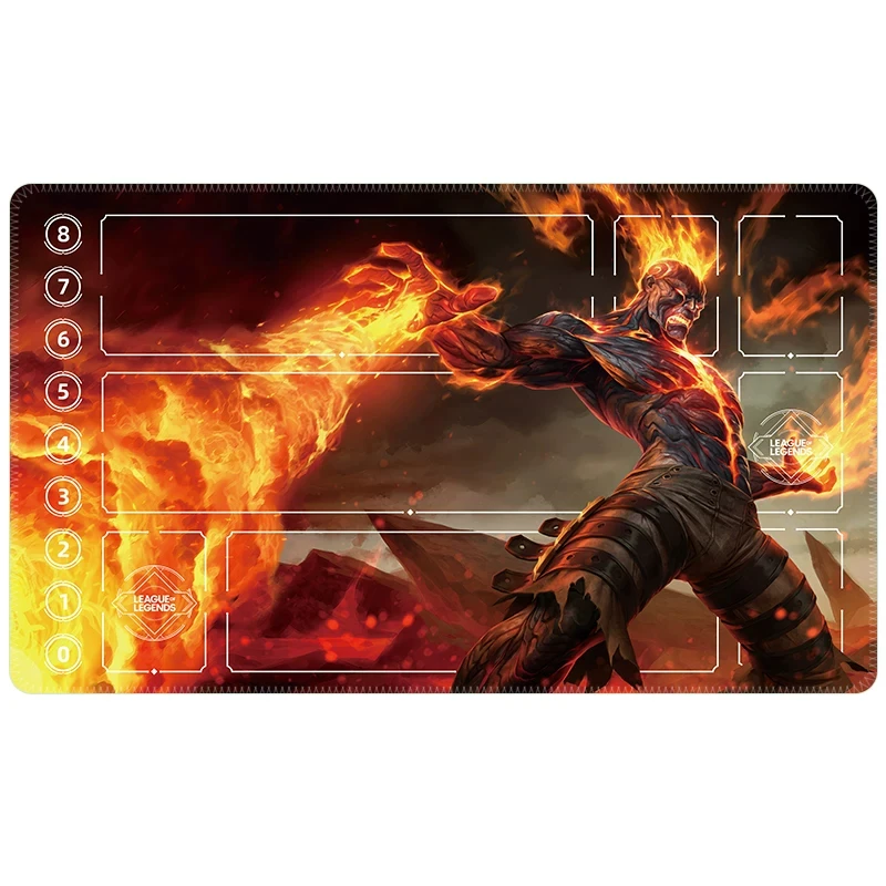 600x350mm Suitable for Riftbounds Multi Character DIY Playmat Morgana/Miss Fortune/Vex/Darius Single Rubber Board Game Card Pad
