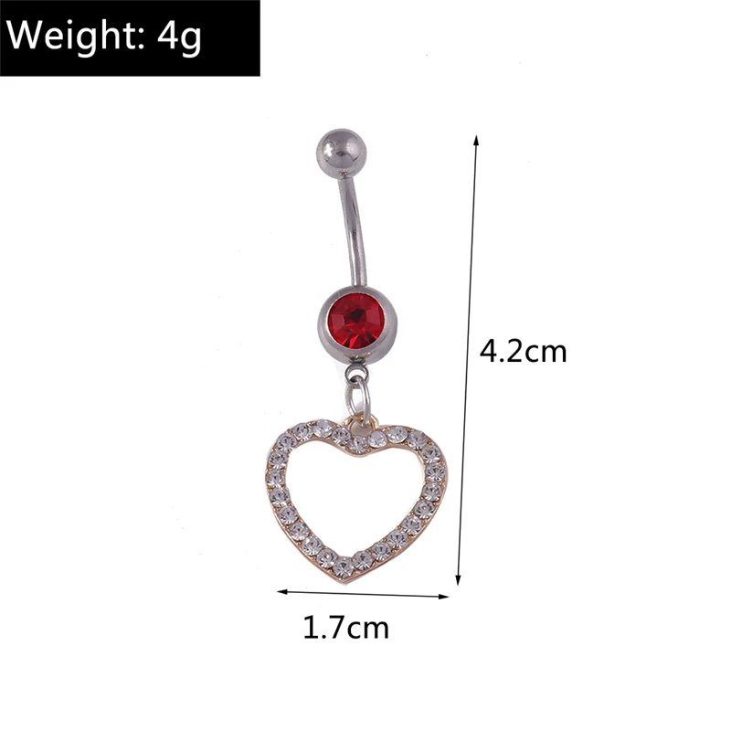 Mode Obst Kirsche Bauchnabel Ringe Sexy Nabel Ringe Bauch Piercing Körper Schmuck für Frauen Mädchen Party Urlaub Schmuck Geschenke – Detail 13