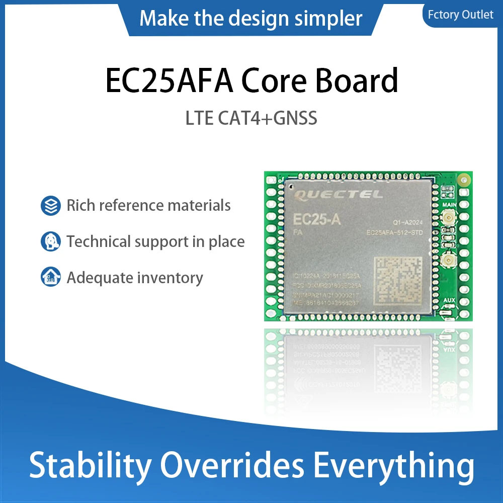 Lte Cat4 Ontwikkeling Boards Ec25afa EC25AFA-512-STD Core Board 1Pcs