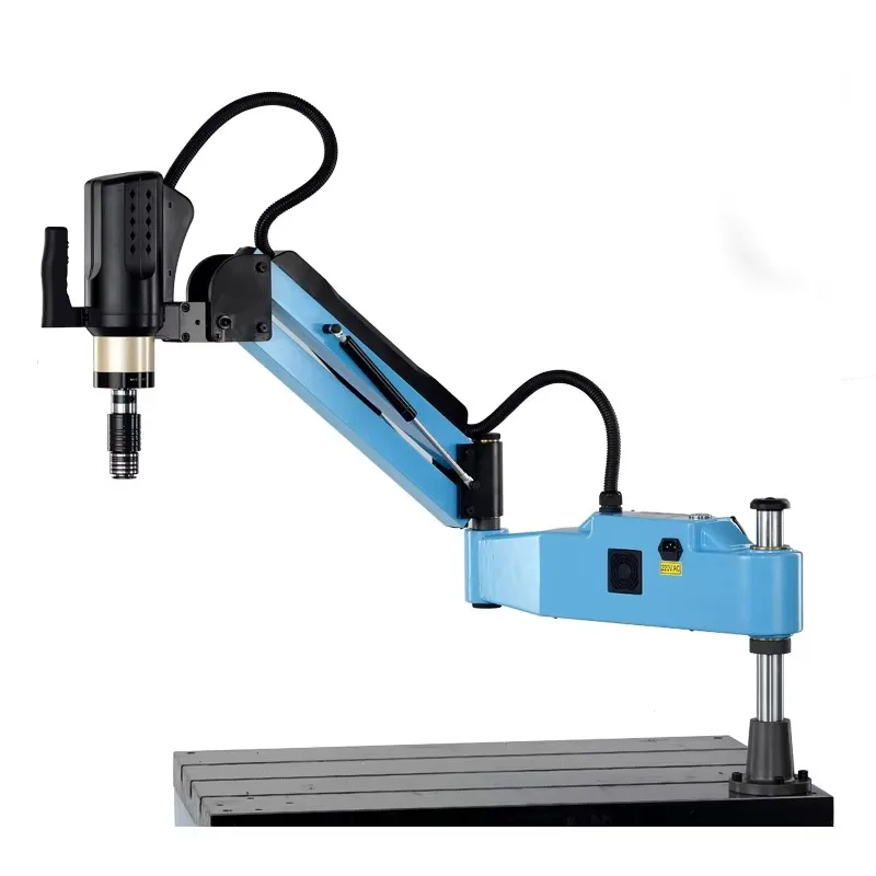 M3-M20 Electric Tapping Machine Servo Motor Vertical Universal Tap Power Tapping Threading Machine & Collet Chuck Metal Work