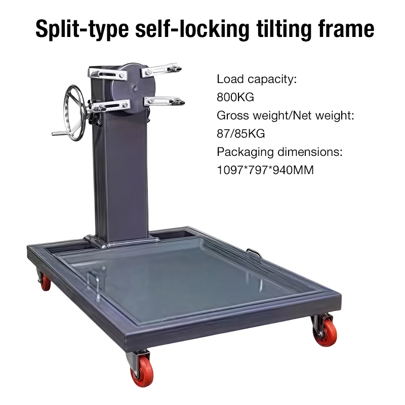 High Sale 500kg 800kg 2000kg 360 Degree Workbench Workshop Vehicle Rotating Hydraulic Fuel Engine Stand With Wheels