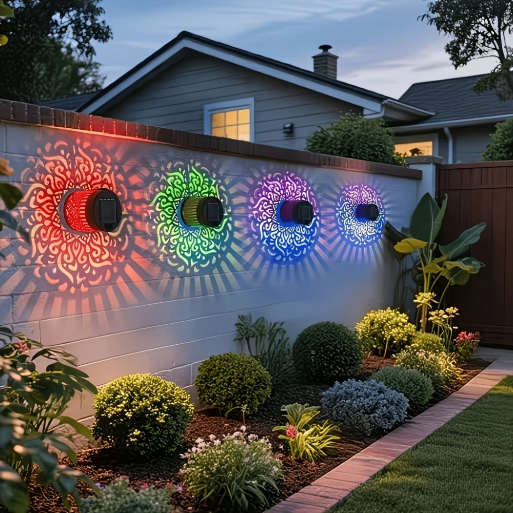Solar garden light for terrace and courtyard decor