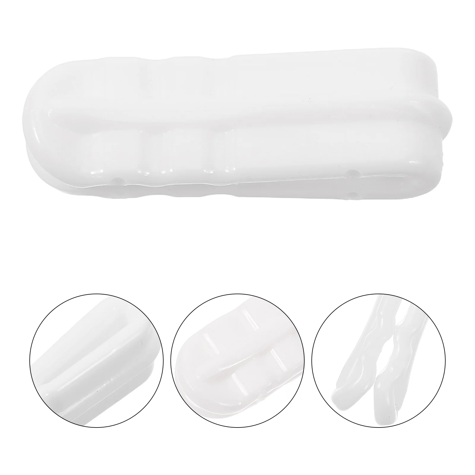 5 Pcs Bag Sealer Vacuum Sealing Clip Bakery Bags Quilt Storage Clips Universal White Plastic Food Preservation