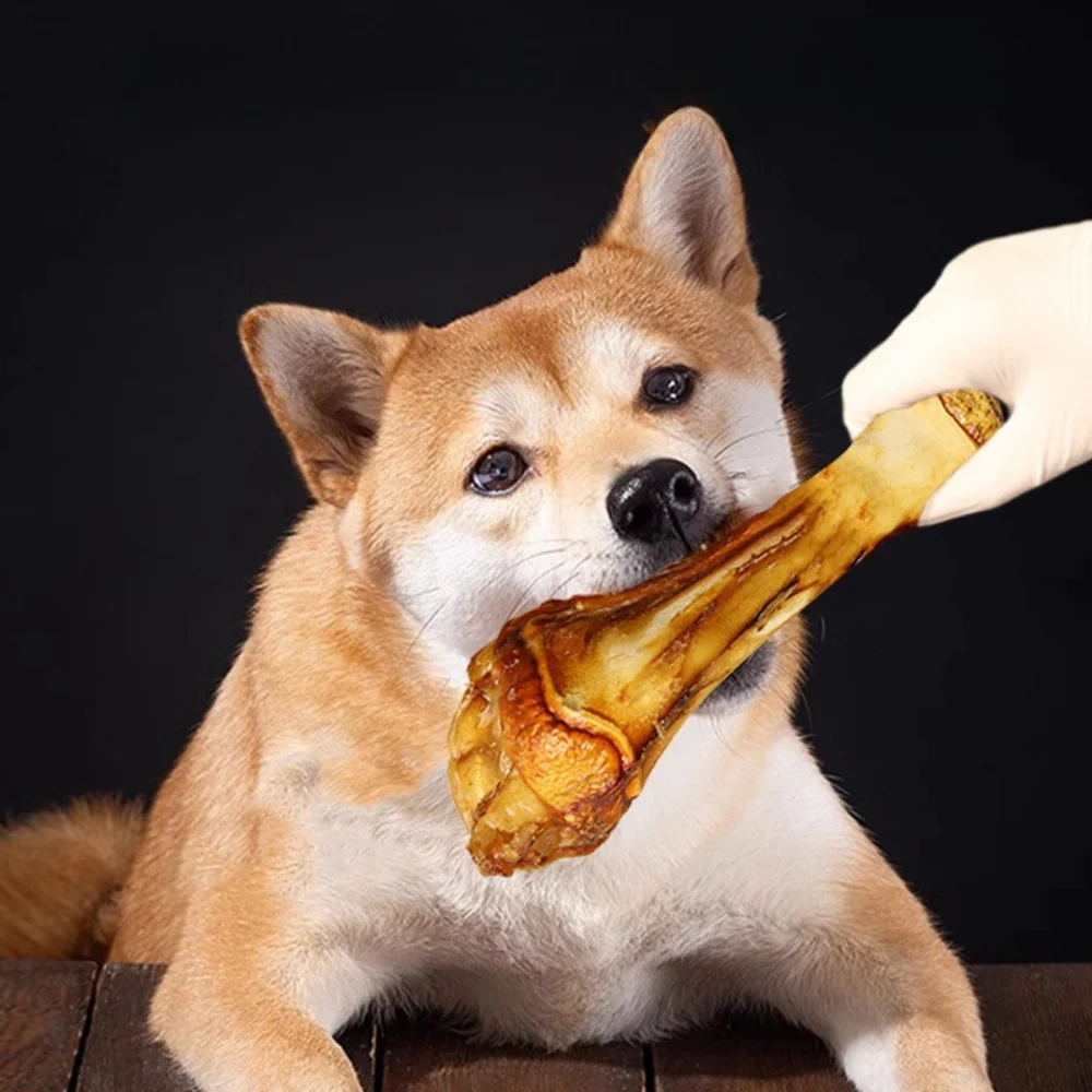 1/2 عبوة - 2-4 عدد × 70-110 جرام من لحم البقر المسطح، مكونات طبيعية، معالجات طبيعية للكلاب، صحية، سهلة التهضم