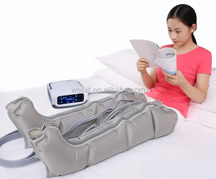 Pressure therapy leg press machine air leg massager