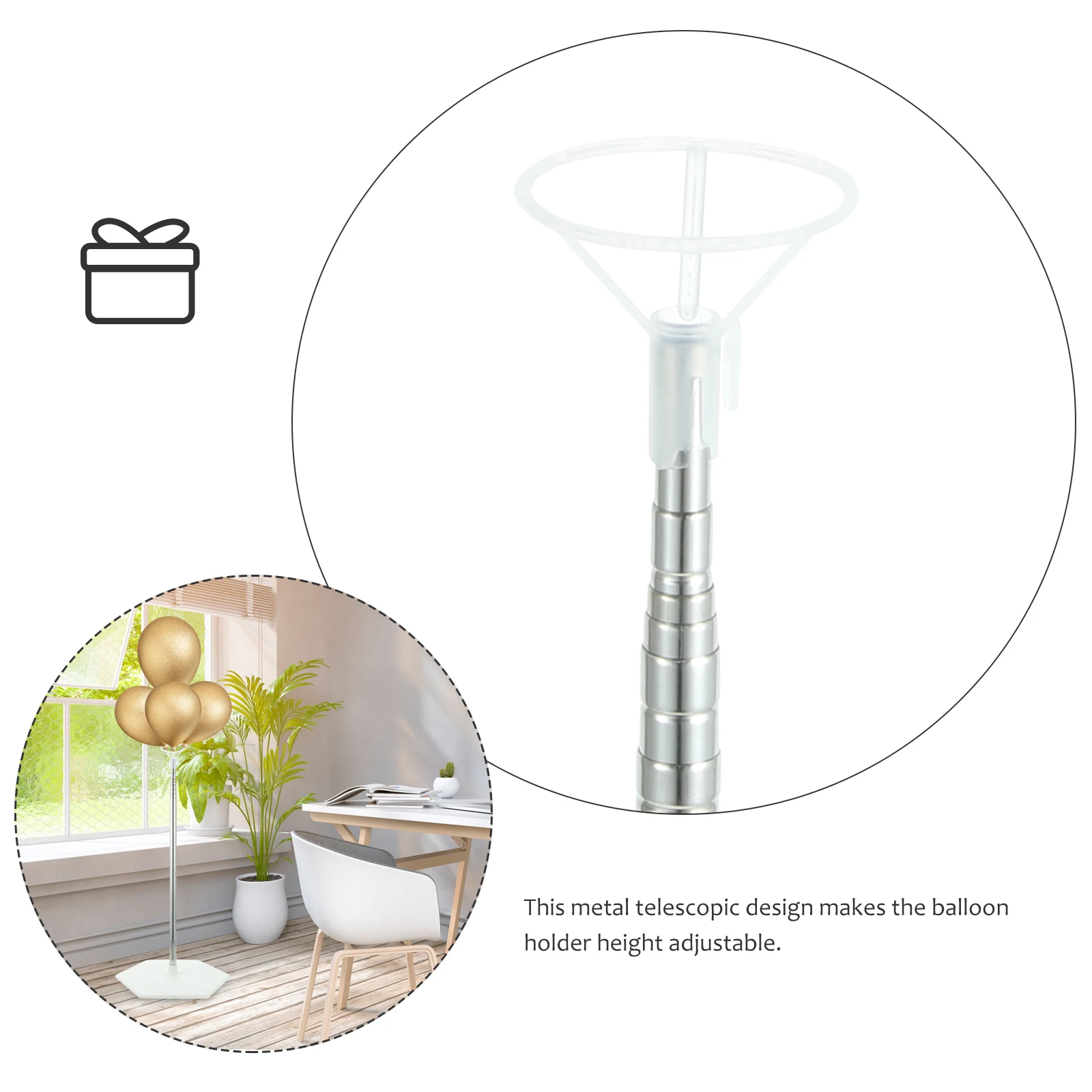 

Balloon Column Stand Kit Sturdy Metal Plastic Holder Stable Base Reusable For Wedding Party Birthday Anniversary Celebration